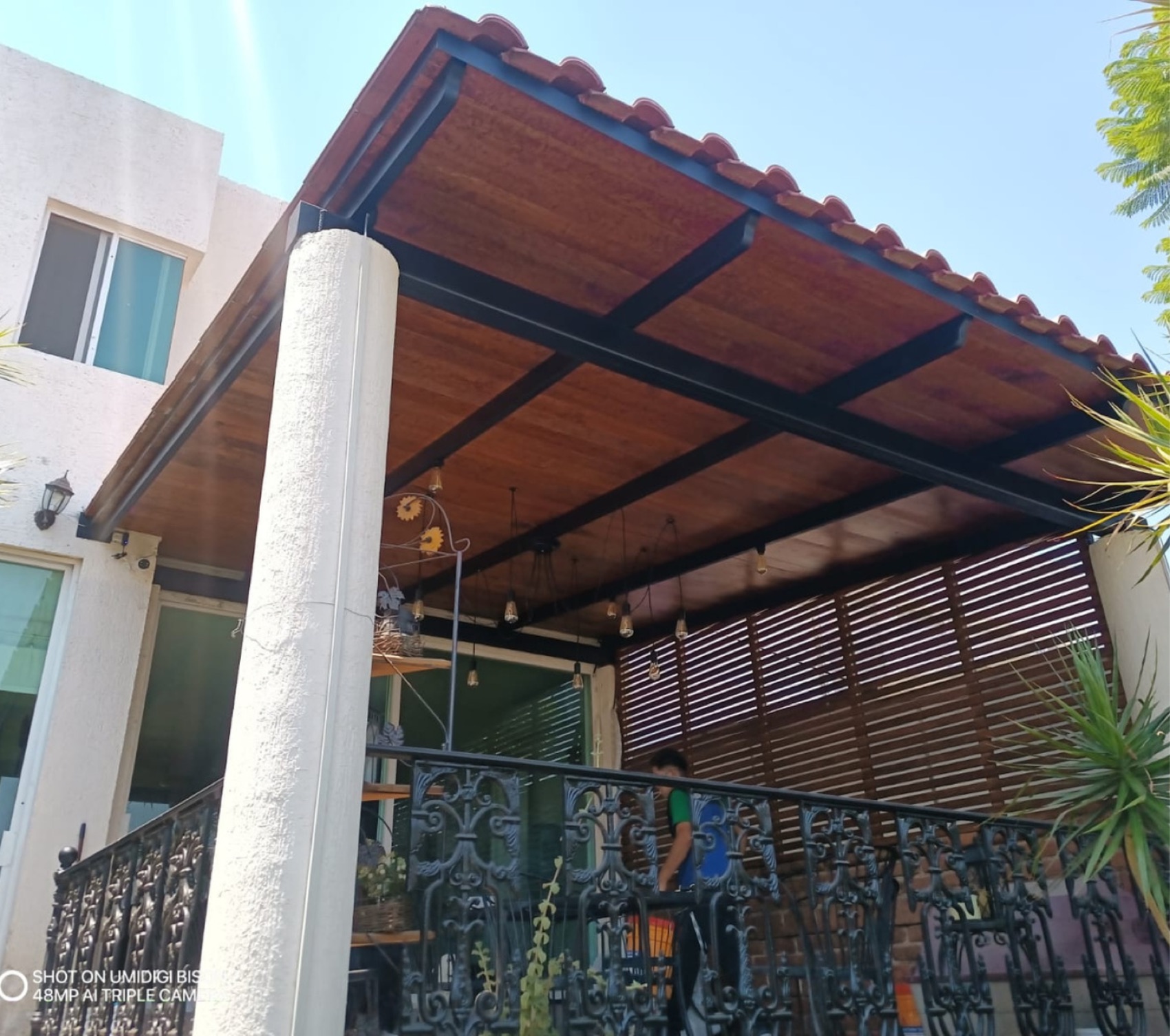 Pérgola de madera para terraza